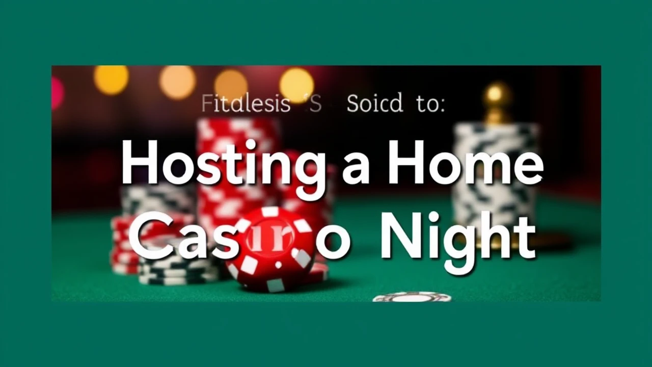 Step-by-Step Guide to Hosting a Home Casino Night