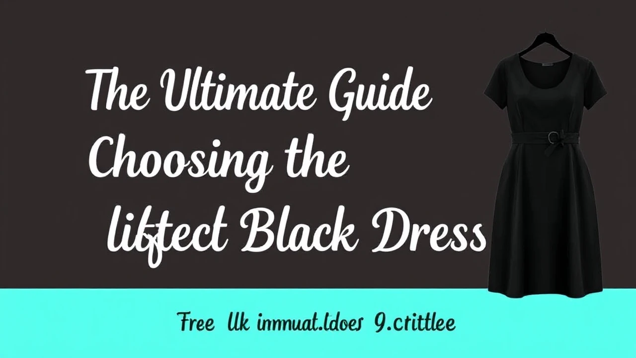 The Ultimate Guide of Choosing the Perfect Little Black Dress