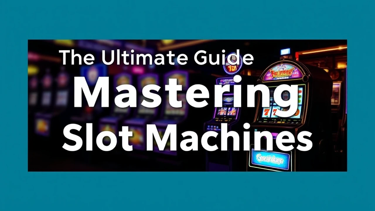 The Ultimate Guide to Mastering Slot Machines