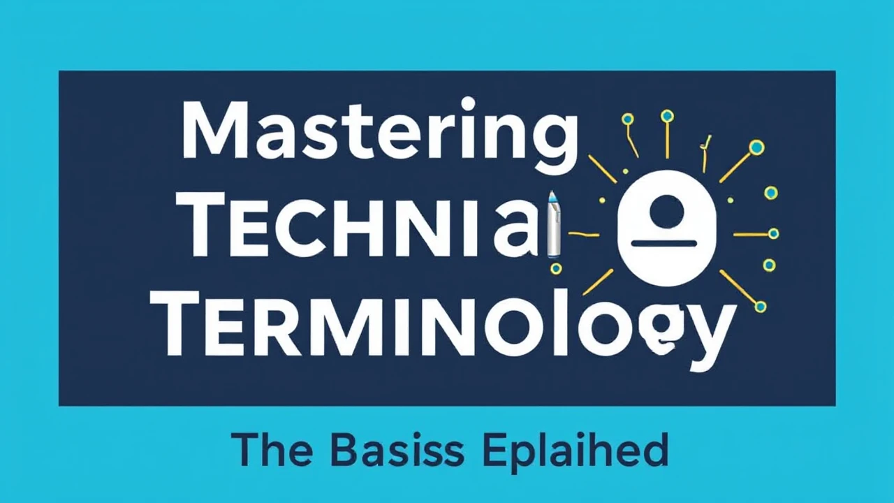Mastering Technical Terminology: The Basics Explained