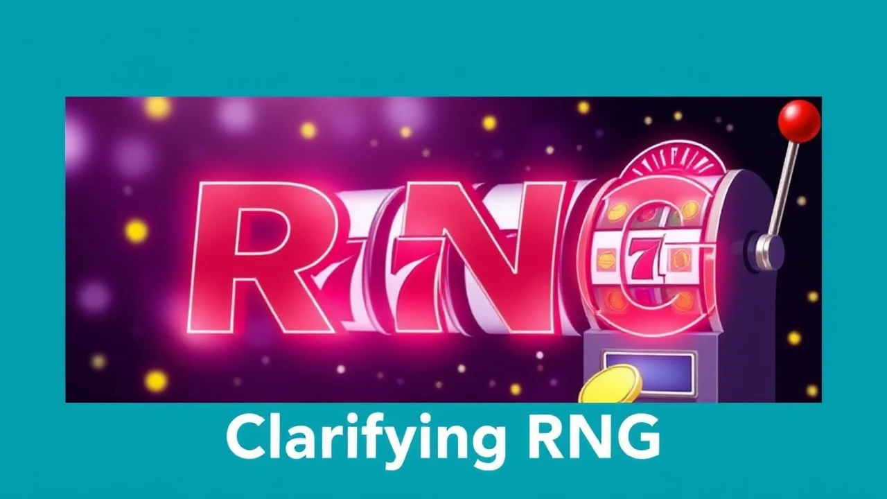 Clarifying RNG: The Innovation Behind Slot Machines