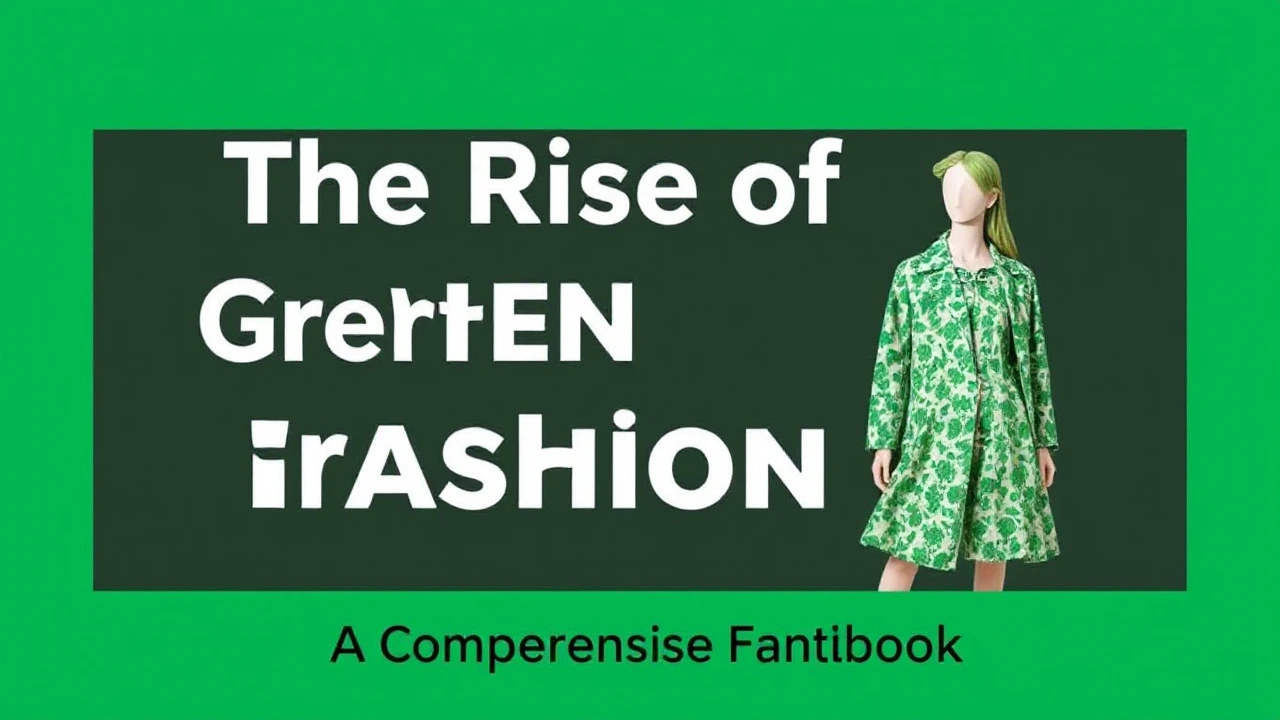 The Rise of Green Fashion: A Comprehensive Handbook