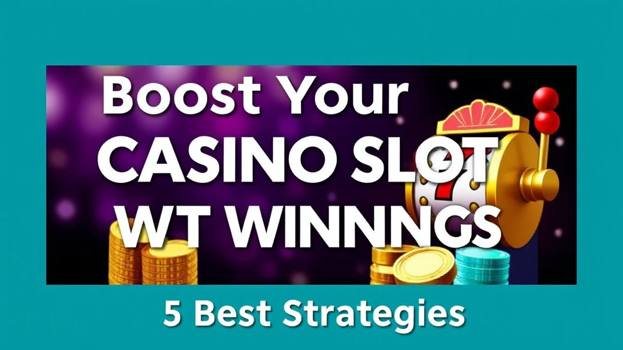 Boost Your Casino Slot Winnings: 5 Best Strategies