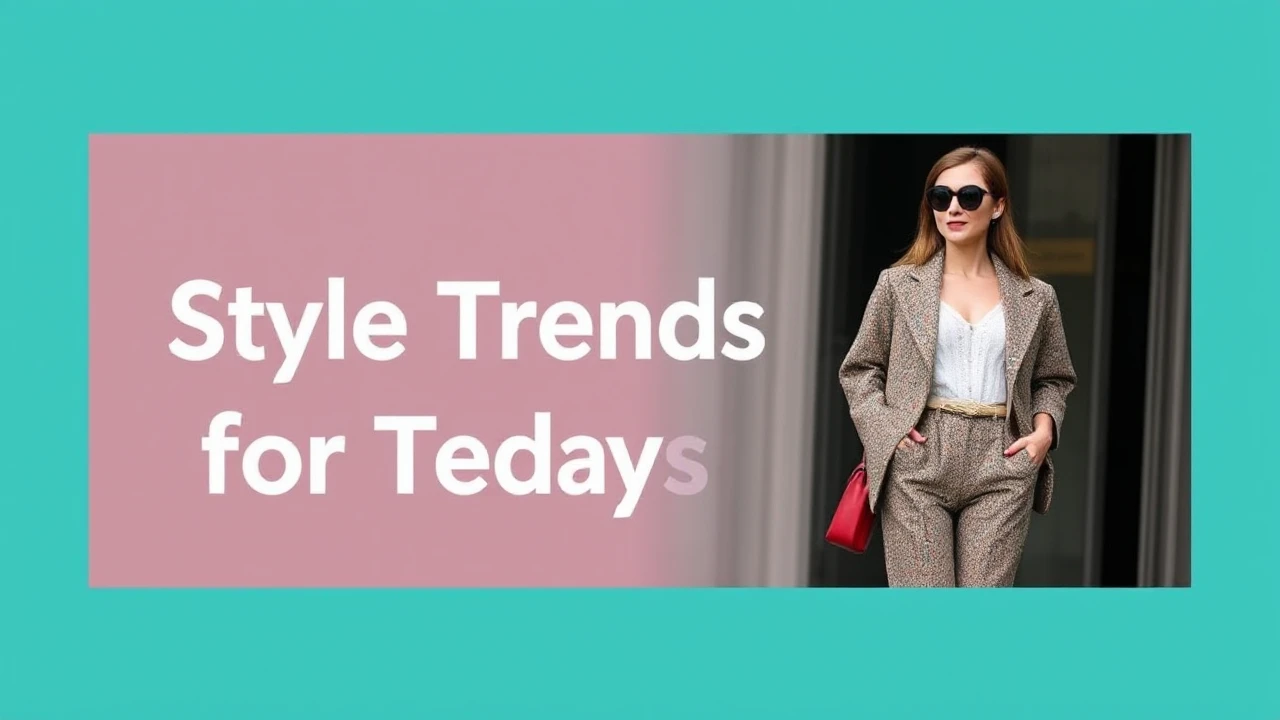 All You Need to Know to Style Trends for Today's Woman
