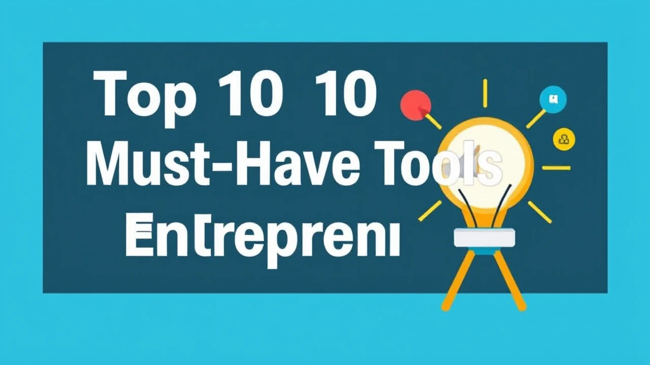 Top 10 Must-Have Tools for Every Entrepreneur