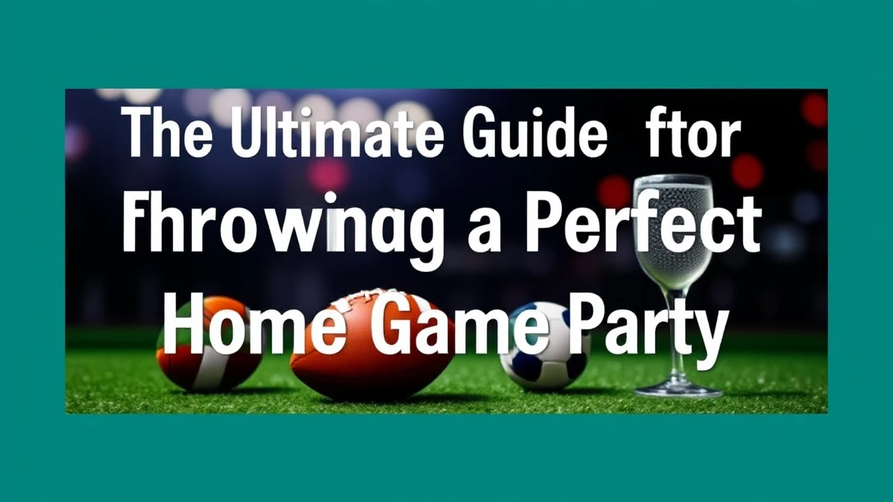 The Ultimate Guide for Throwing a Perfect Home Game Party