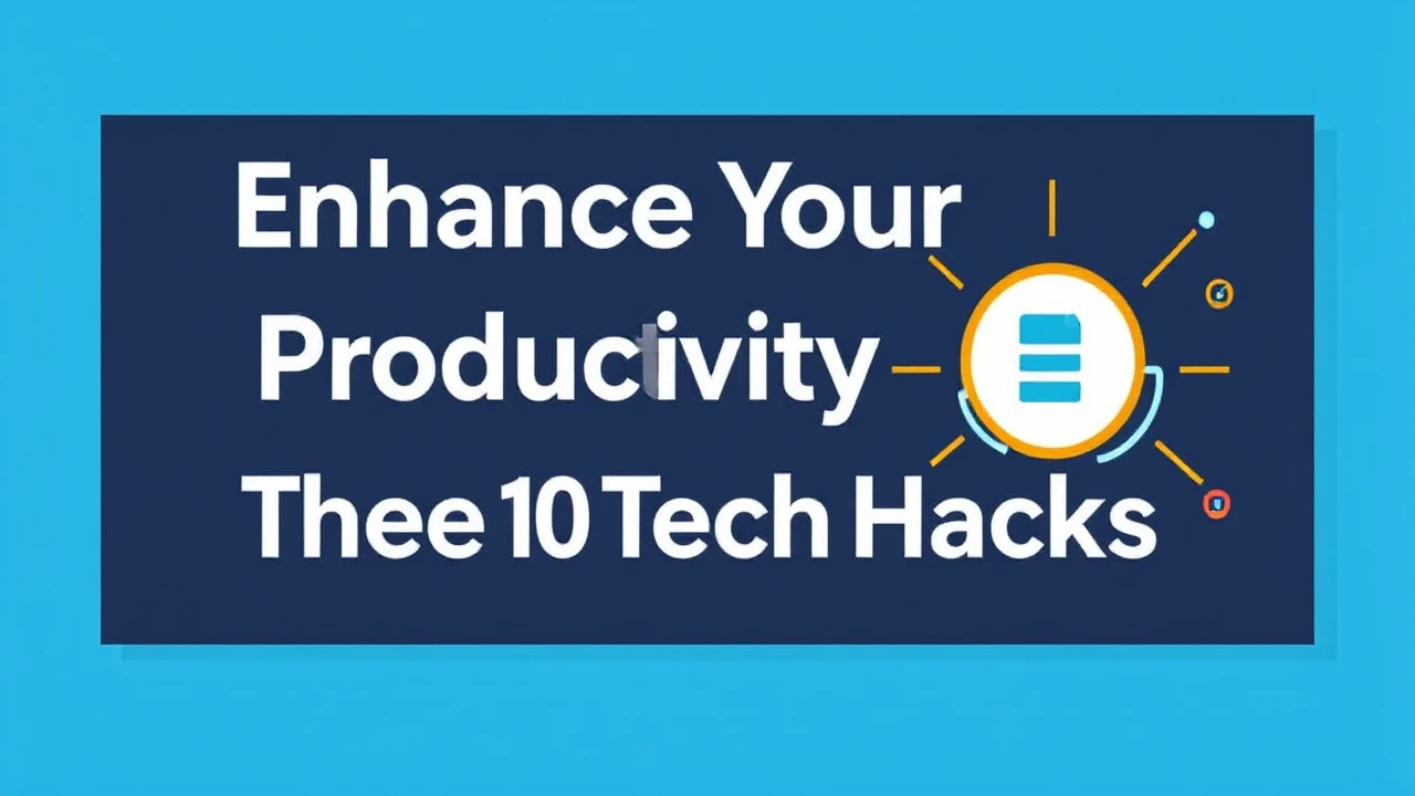 Enhance Your Productivity with These 10 Tech Hacks