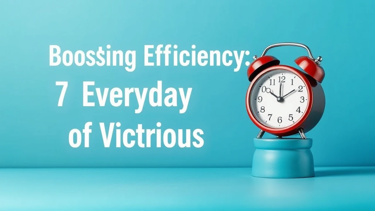 Boosting Efficiency: 7 Everyday Habits of Victorious People