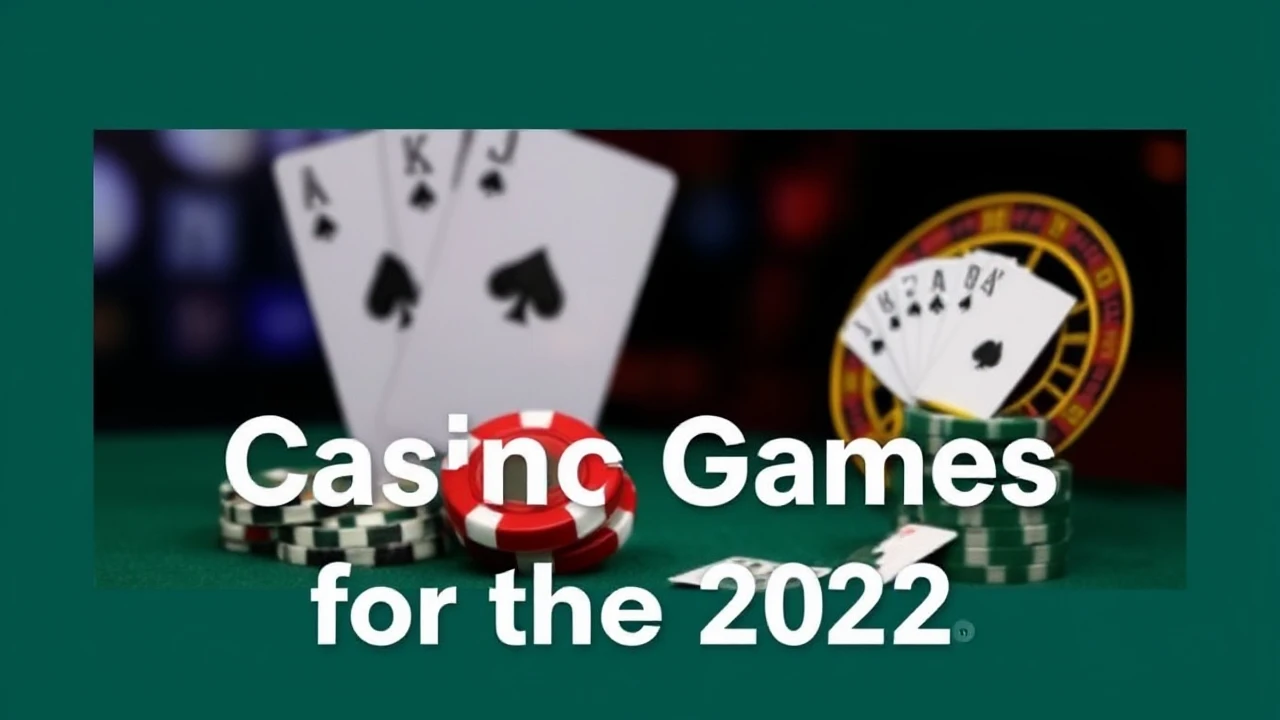 Your Go-To List of Best 10 Casino Games for the Year 2022
