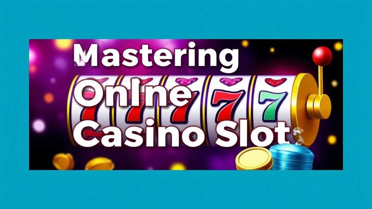 Mastering Online Casino Slots: Progression from Beginner to Pro
