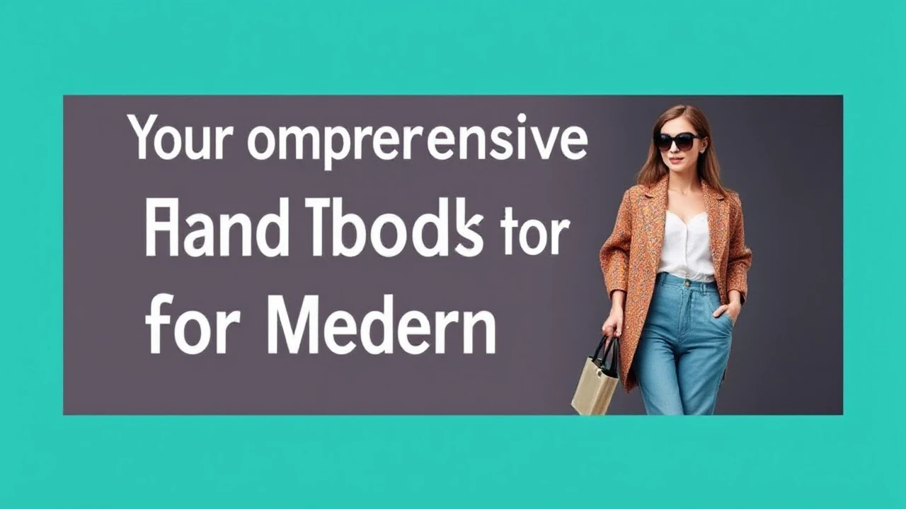 Your Comprehensive Handbook to Style Trends for the Modern Woman