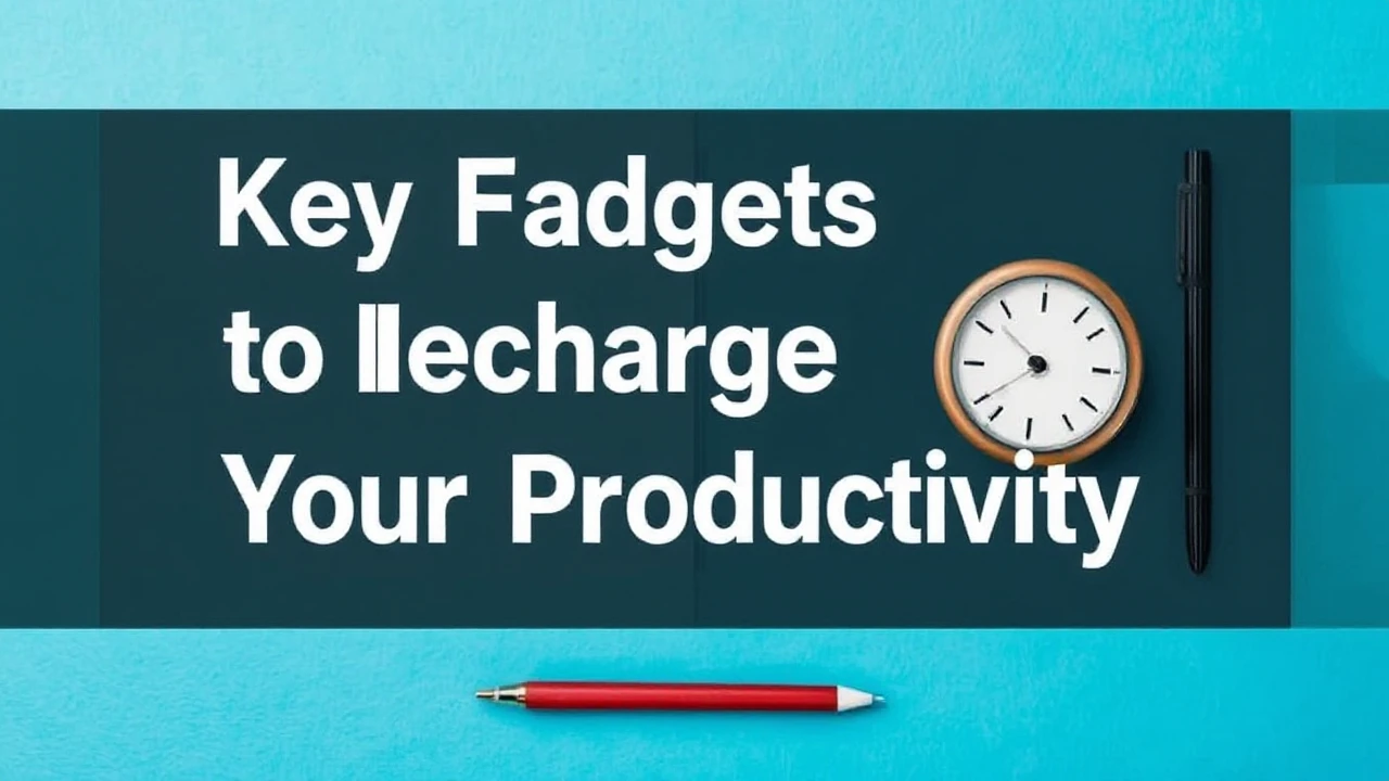 Key Gadgets to Supercharge Your Productivity