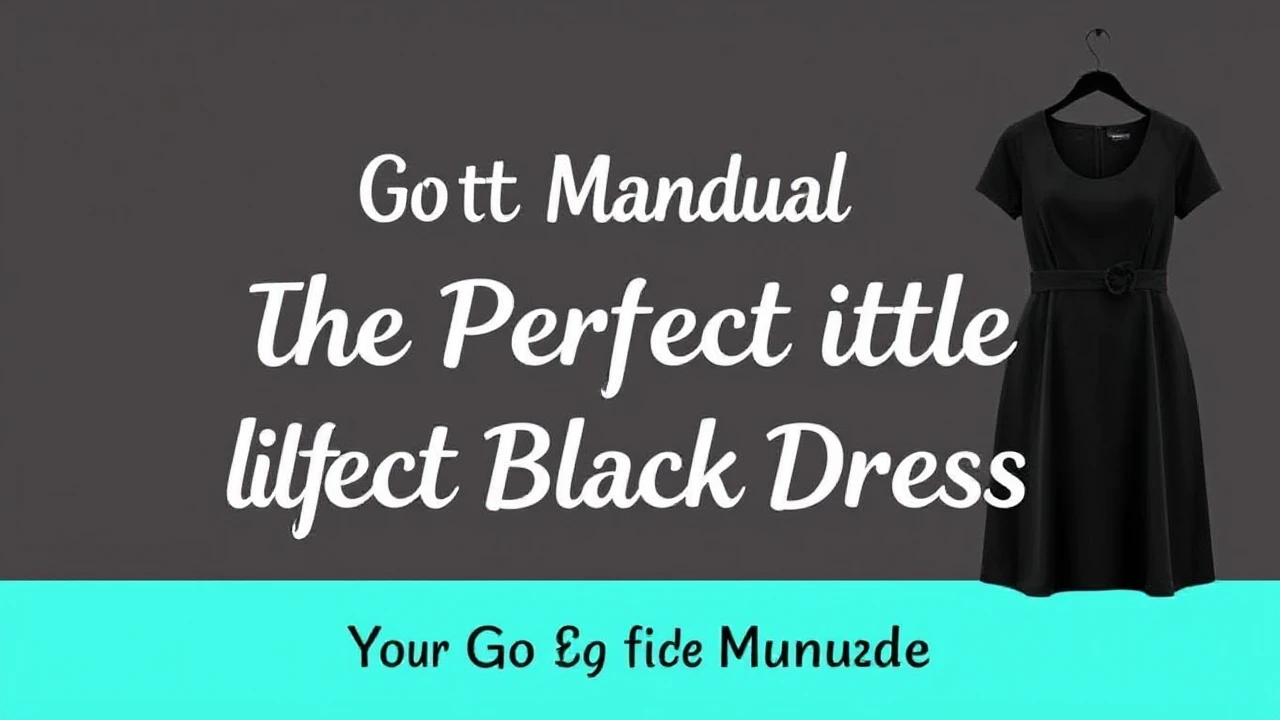 Your Go-To Manual of Selecting the Perfect Little Black Dress