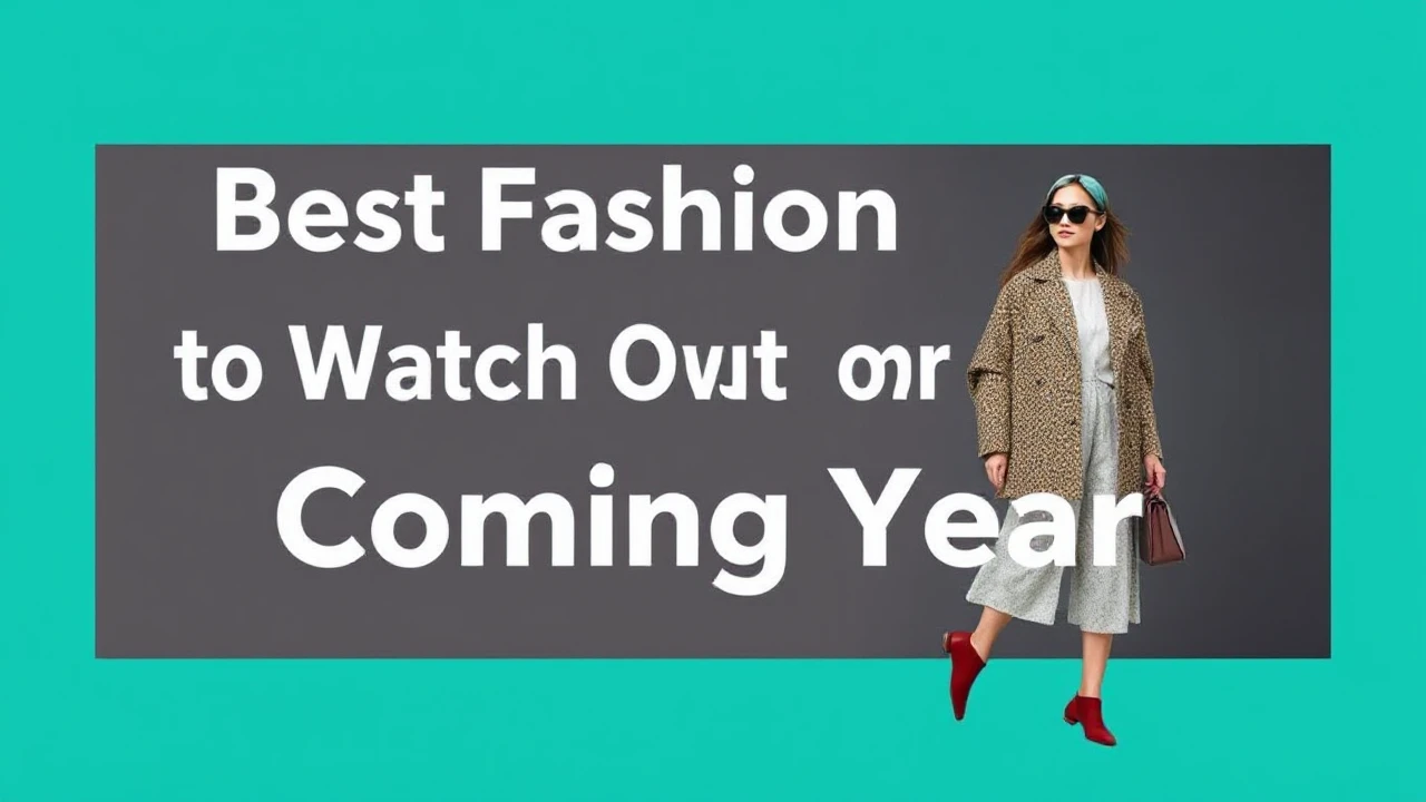 Best Fashion Trends to Watch Out for in the Coming Year
