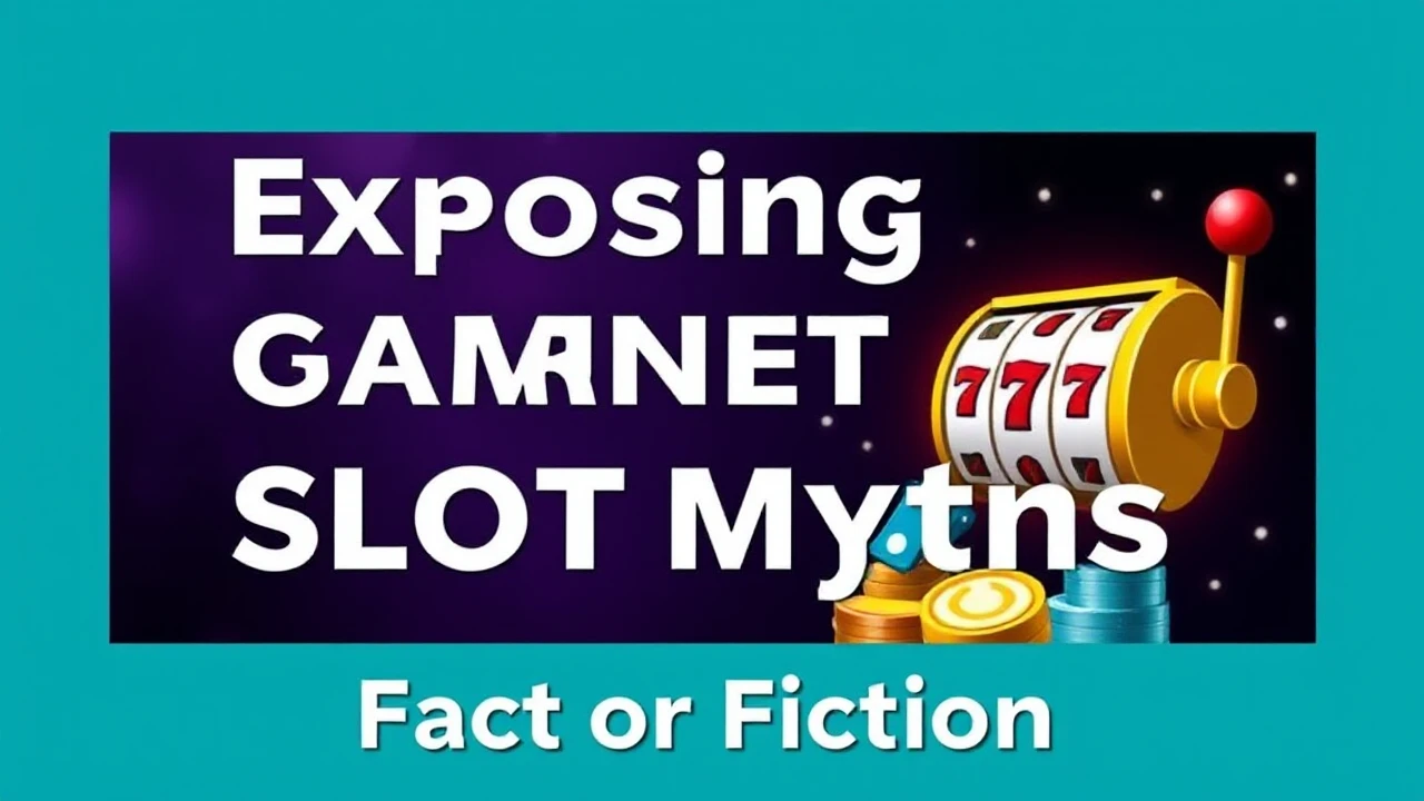 Exposing Internet Gaming Slot Myths: Fact or Fiction?