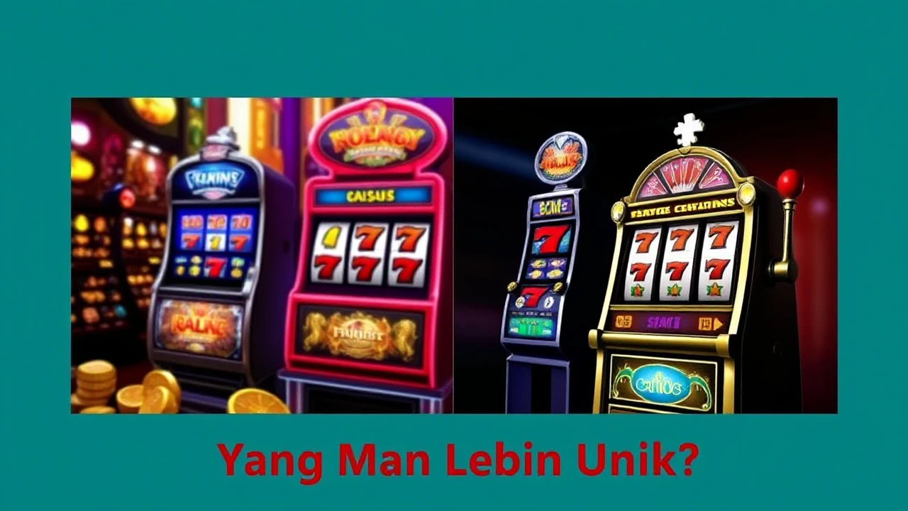 Perbedaan Slot Casino Online dan Konvensional: Yang Mana Lebih Unik?