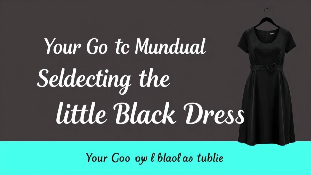 Your Go-To Manual of Selecting the Ultimate Little Black Dress