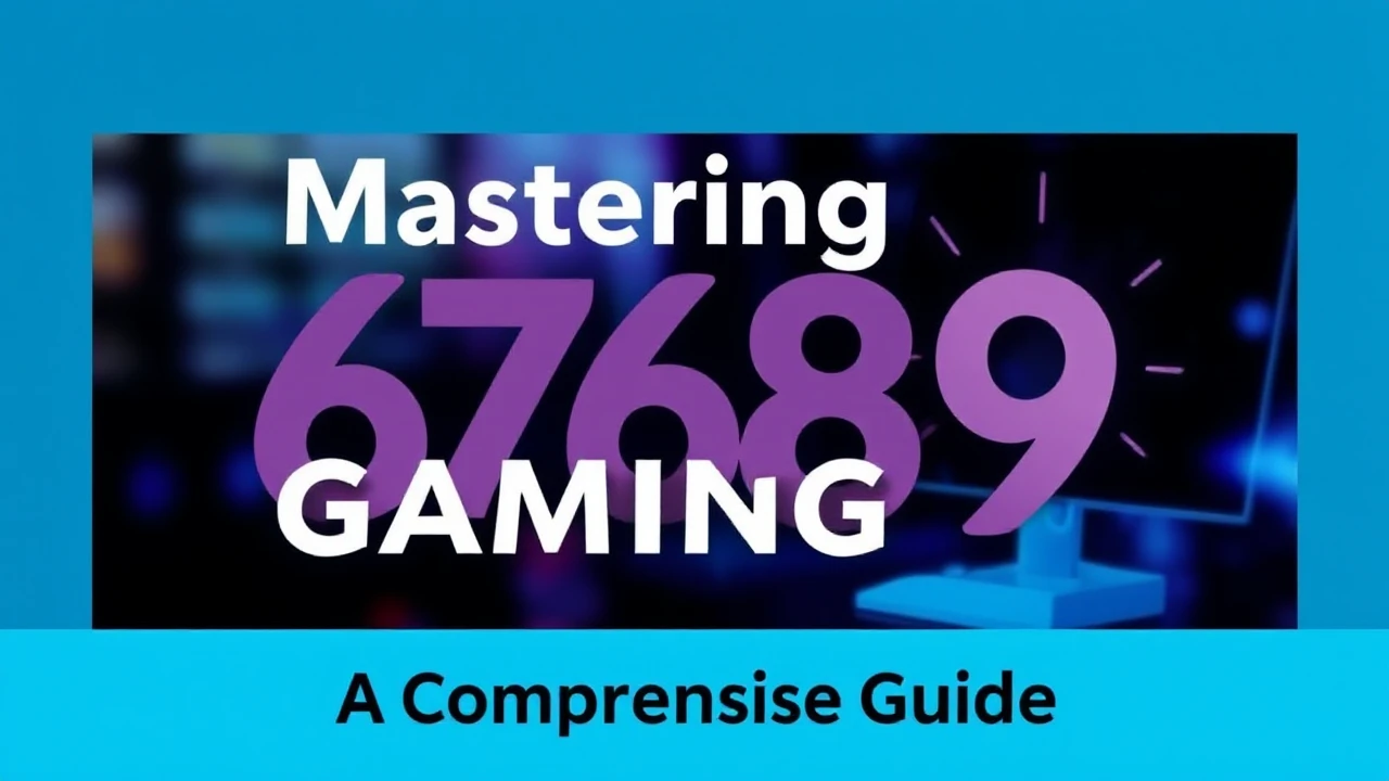 Mastering 6789 Gaming: A Comprehensive Guide