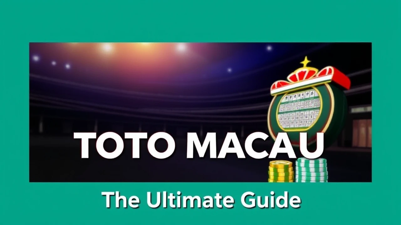 Becoming a Pro at Toto Macau: Your Ultimate Guide
