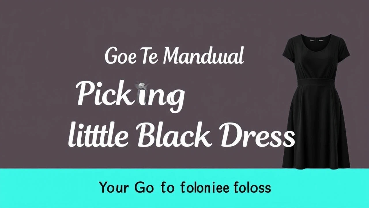 Your Go-To Manual of Picking the Ultimate Little Black Dress