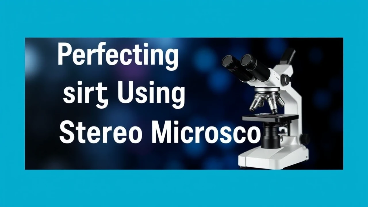 Perfecting the Art of Using Stereo Microscopes: 10 Vital Suggestions for Maximum Efficiency