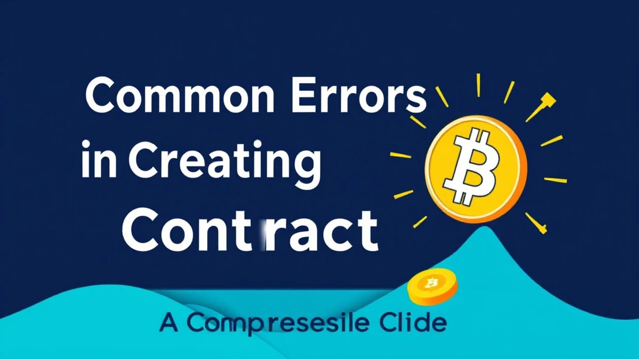 Common Errors in Creating Crypto Contracts: A Comprehensive Guide