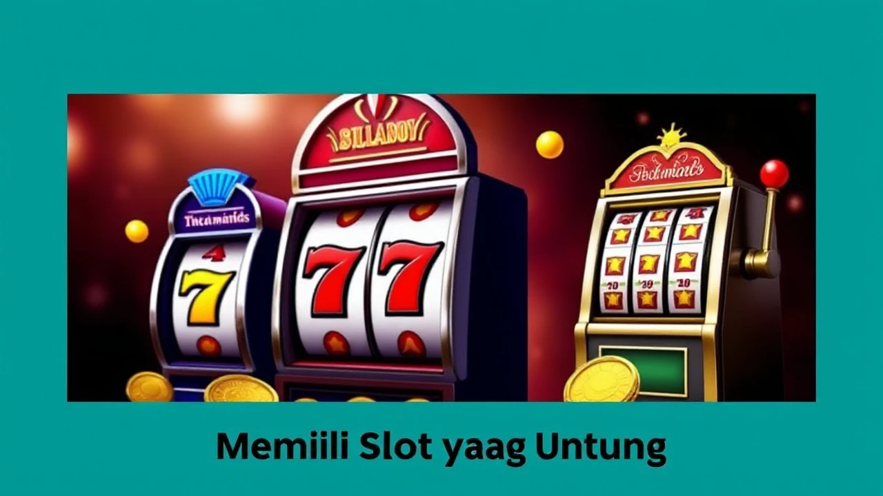 Panduan Handal Memilih Slot Machine yang Untung