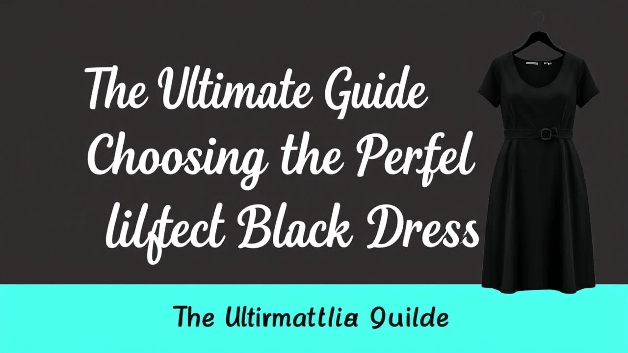 The Ultimate Guide of Choosing the Perfect Little Black Dress