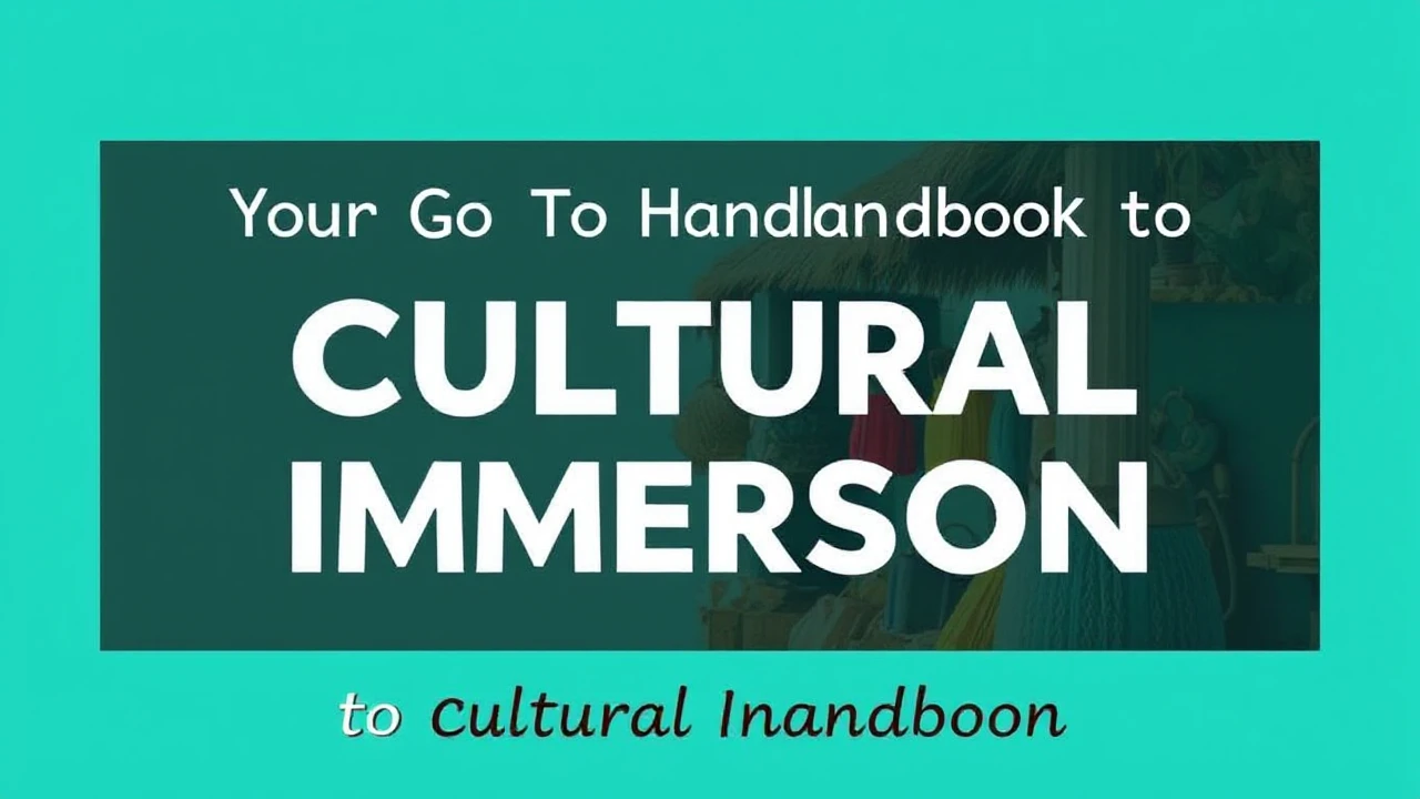 Your Go-To Handbook to Cultural Immersion: Embracing Local Traditions While Traveling