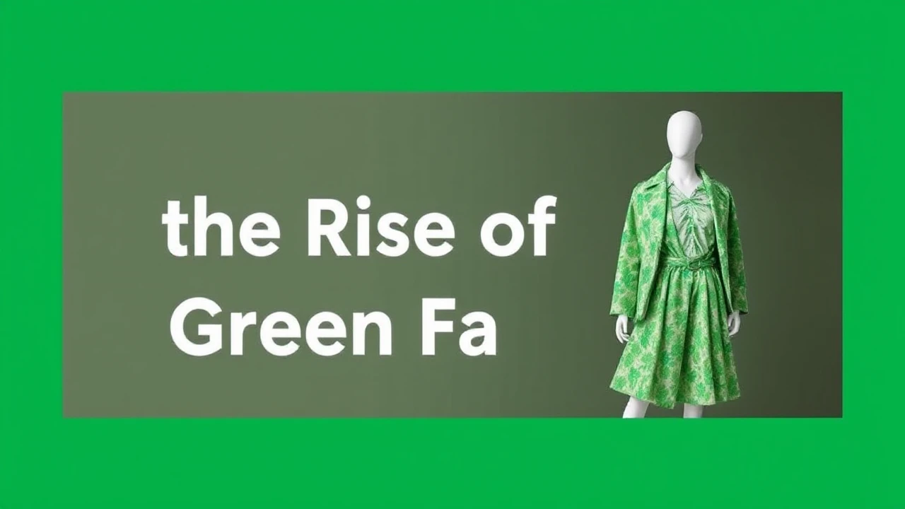 The Rise of Green Fashion: An Extensive Manual