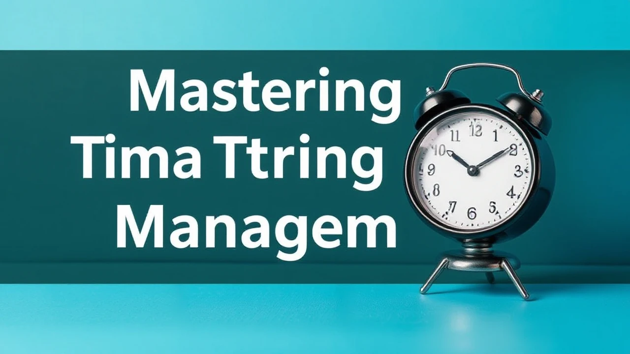 Mastering Time Management: Essential Strategies for Hectic Entrepreneurs