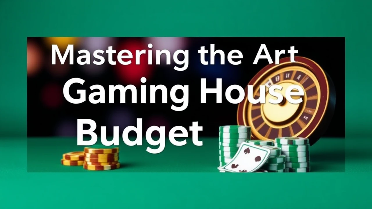 Mastering the Art of Gaming House Budgeting