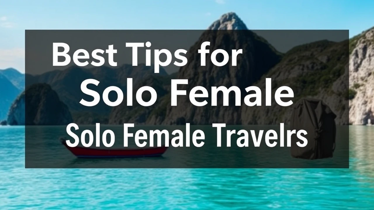 Best Tips for Solo Female Travelers: Staying Safe and Empowerment