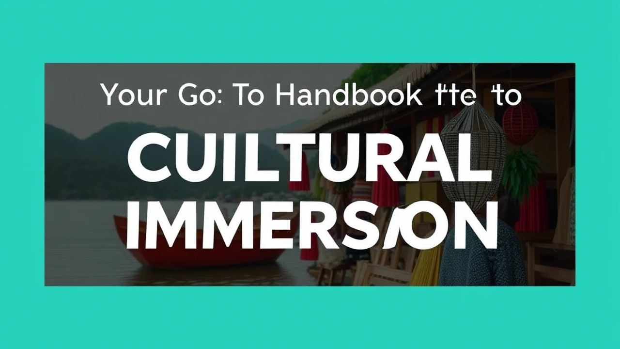 Your Go-To Handbook to Cultural Immersion: Embracing Local Traditions While Traveling