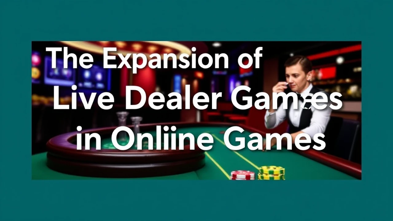 The Expansion of Live Dealer Games in Online Casinos