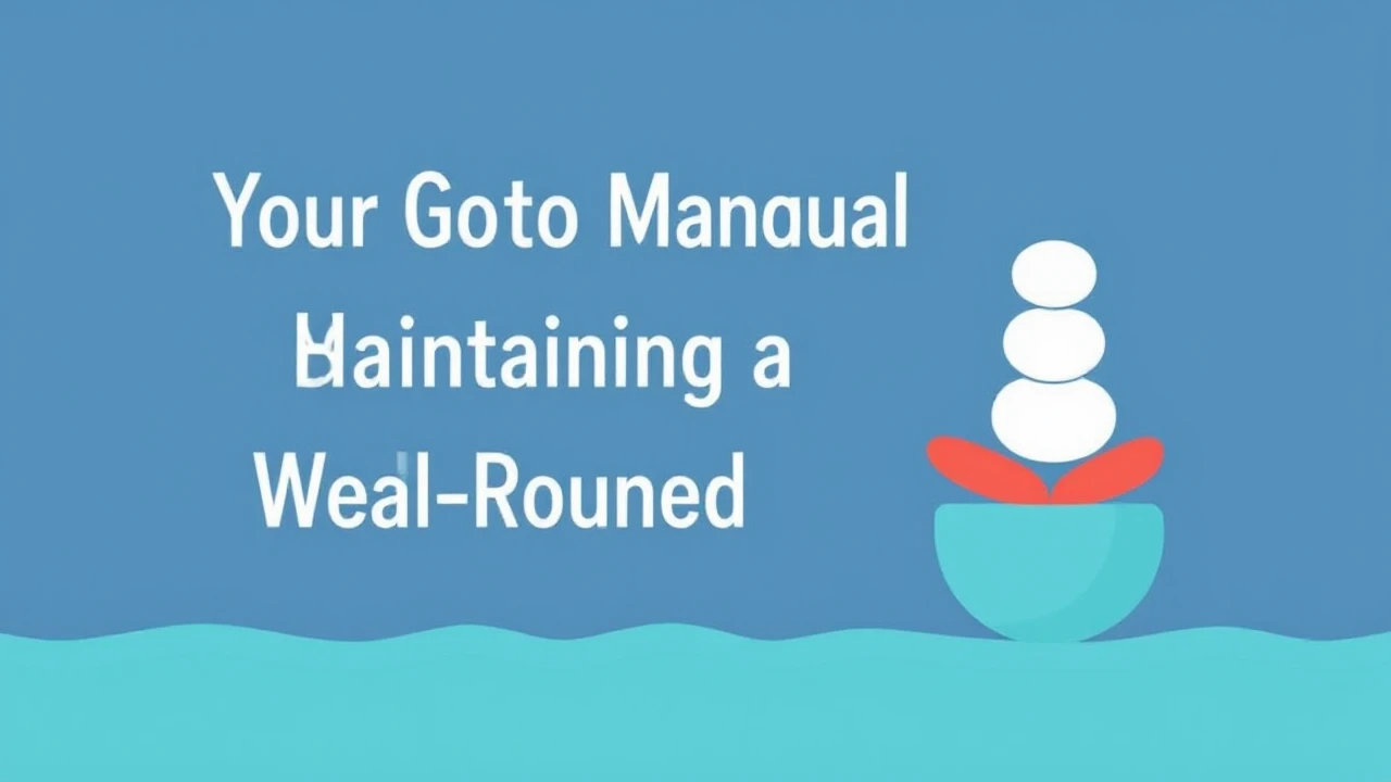 Your Go-To Manual to Maintaining a Well-Rounded Lifestyle