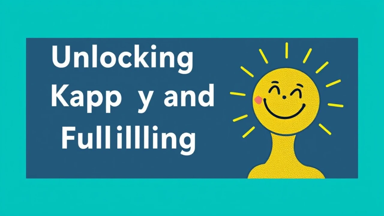 Unlocking the Keys to a Happy and Fulfilling Lifestyle