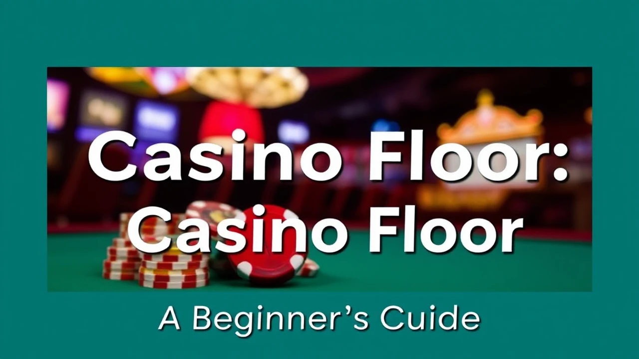Mastering the Casino Floor: A Beginner's Guide