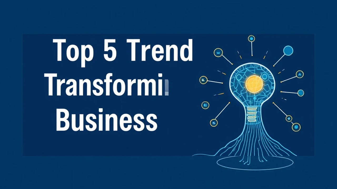 Unveiling the Top 5 Trends Transforming the Future of Business Innovation