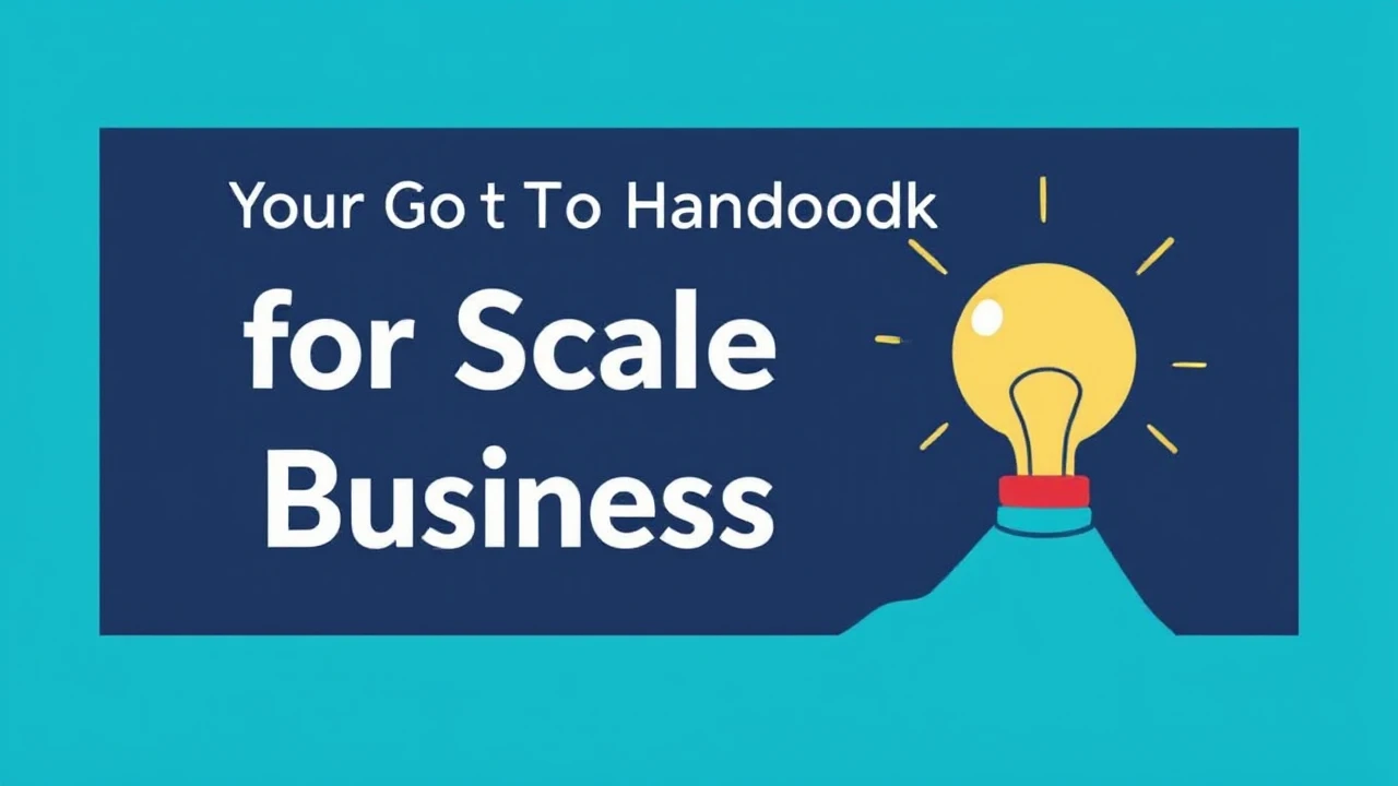 Your Go-To Handbook for Scaling Your Business Effectively