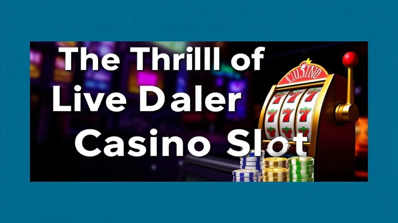 The Thrill of Live Dealer Casino Slots