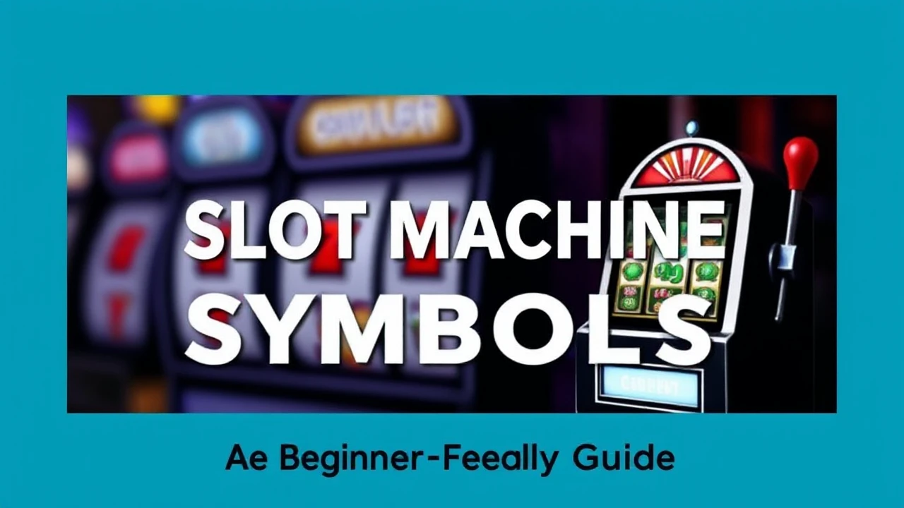 Unraveling Slot Machine Symbols: A Beginner-Friendly Guide