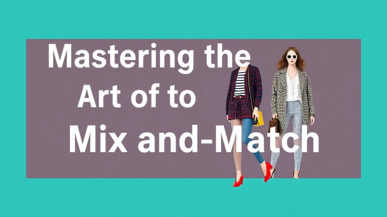 Mastering the Art of Mix and Match in Fashion: A Guide to Enhance Your Style
