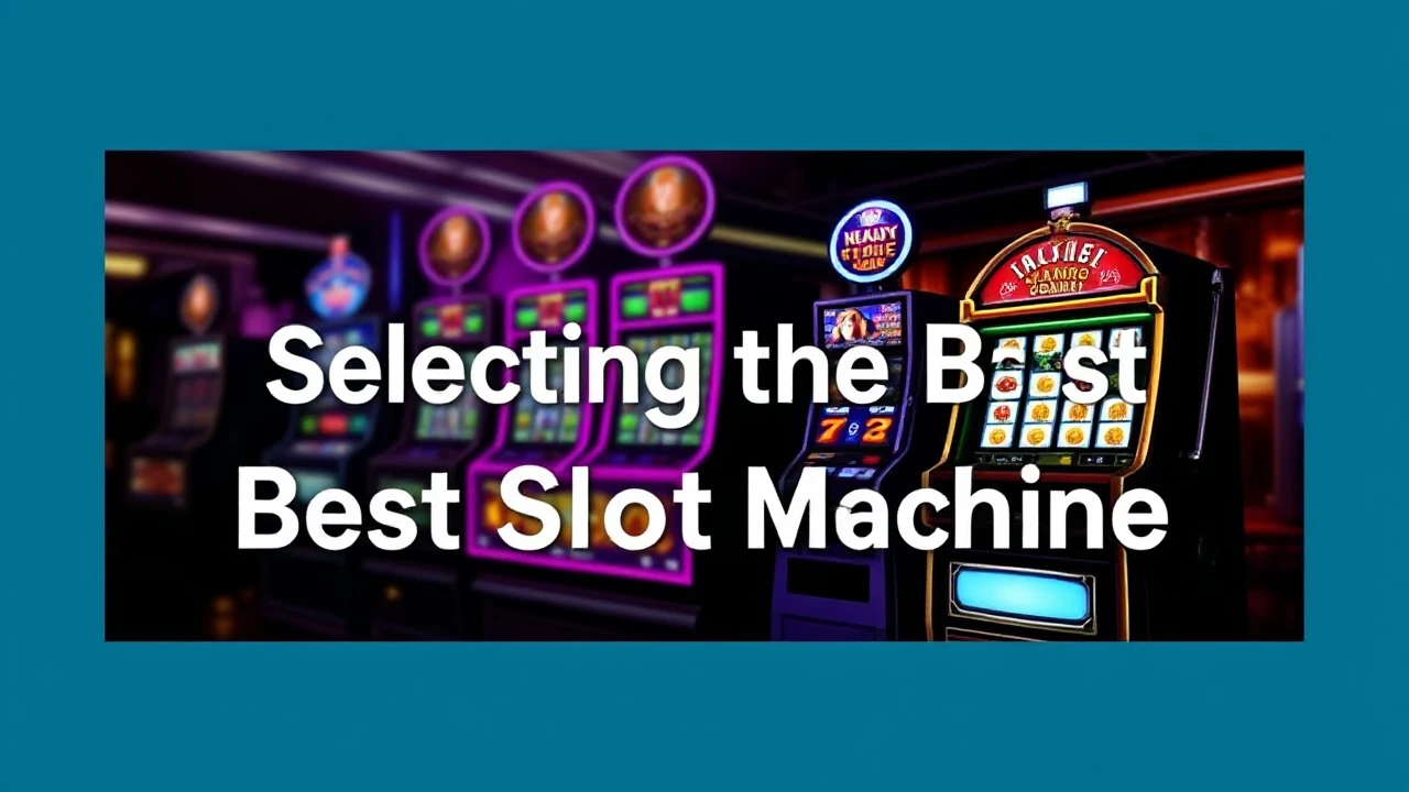 The Ultimate Guide to Selecting the Best Casino Slot Machine