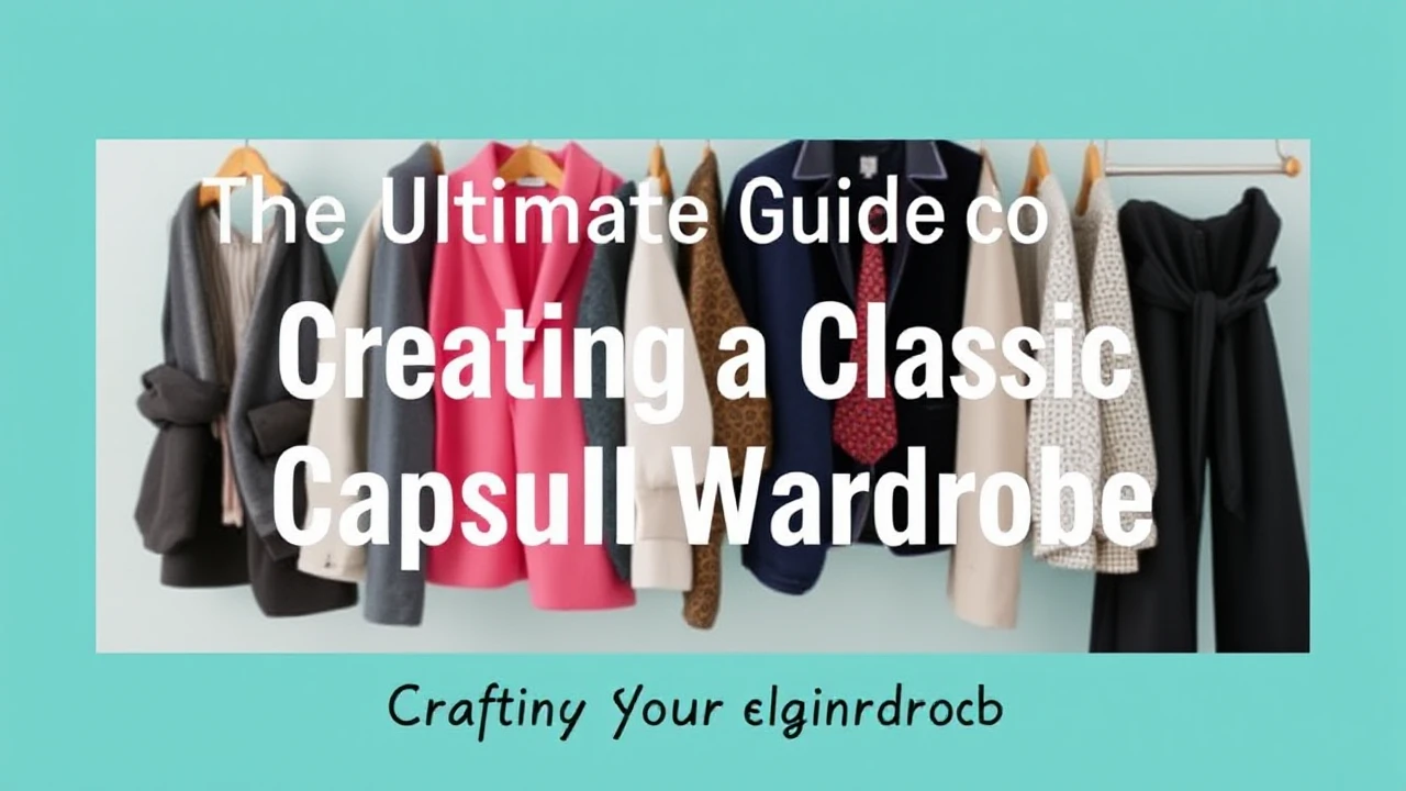 The Ultimate Guide to Creating a Classic Capsule Wardrobe