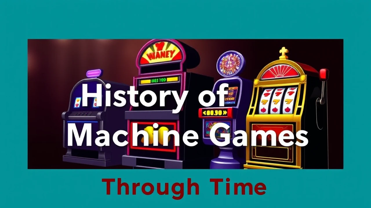 The History of Slot Machine Games: Through Time