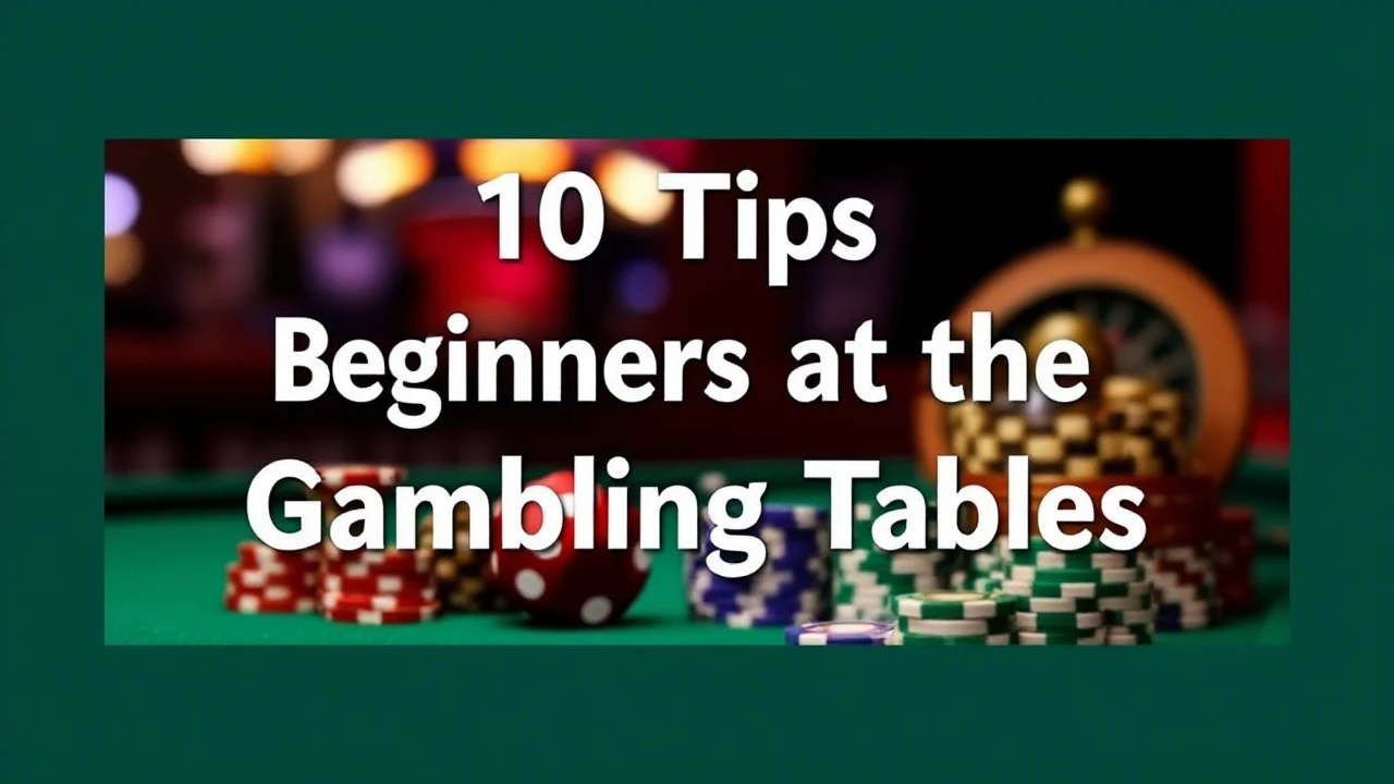 Top 10 Tips for Beginners at the Gambling Tables
