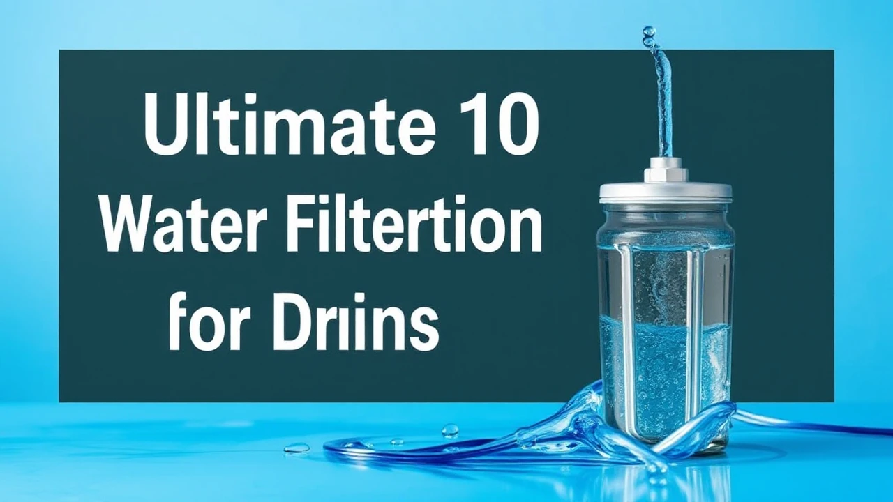 Ultimate 10 Water Filtration Systems for Pure Drinking Water