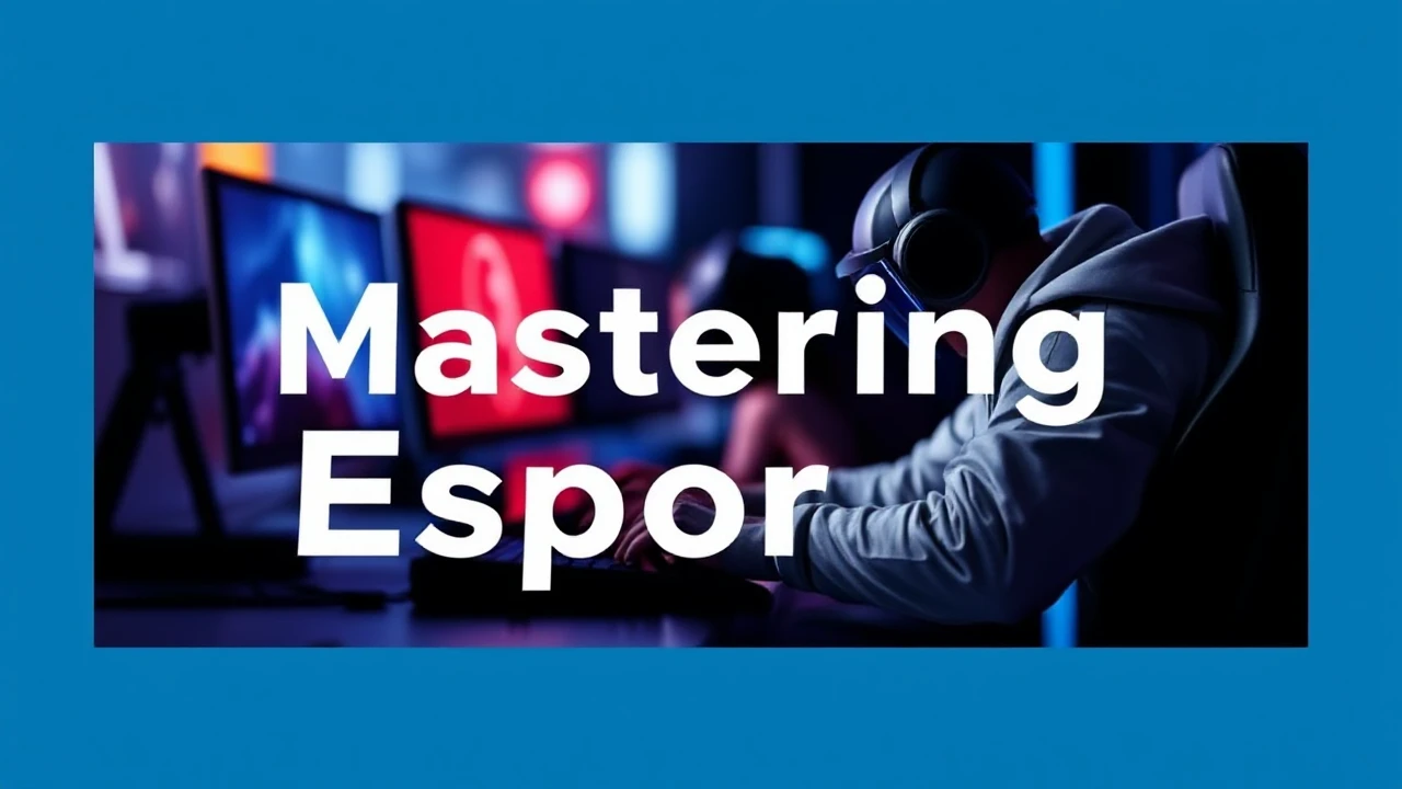 Mastering Esports: Novice's Guide to High-Level Gaming