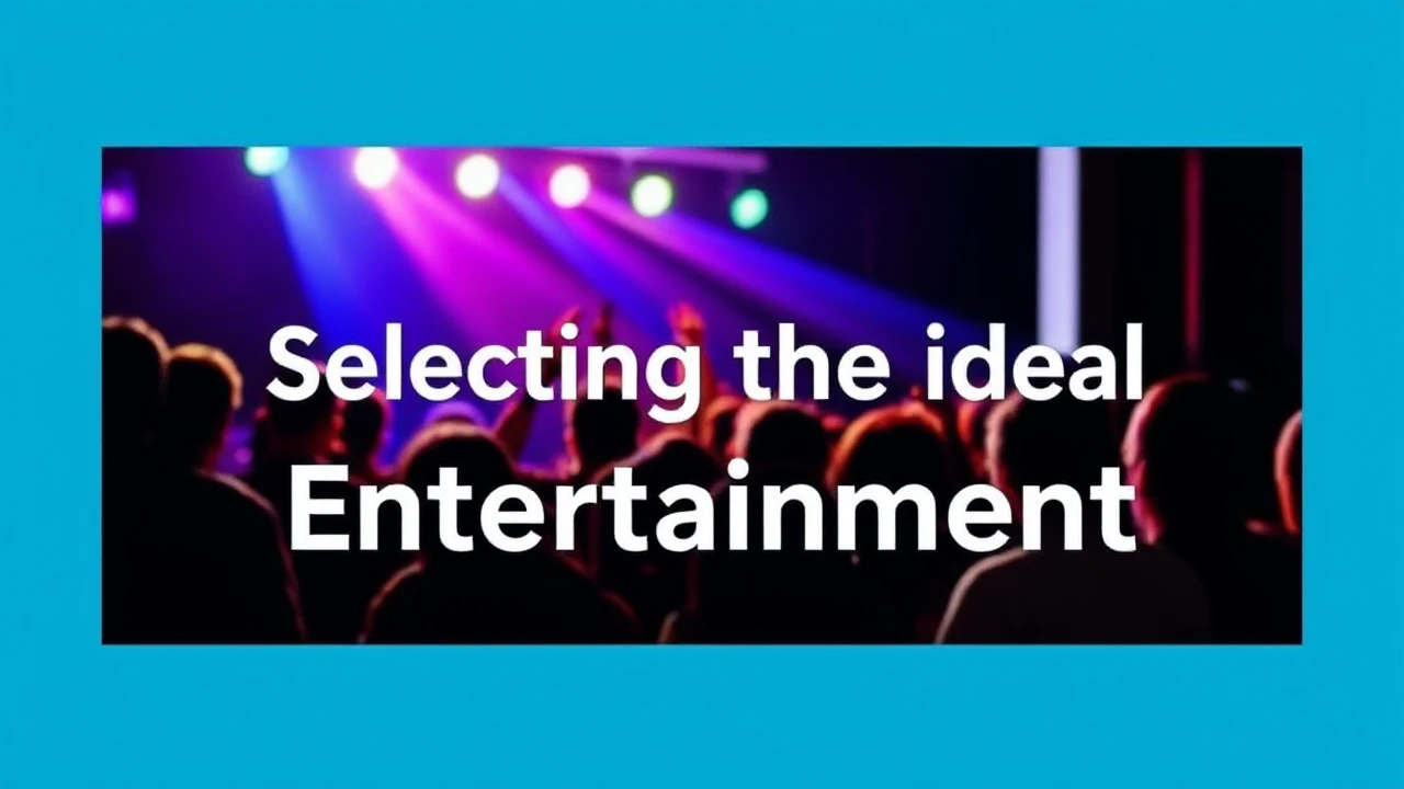 A Comprehensive Tutorial on Selecting the Ideal Entertainment for Any Event